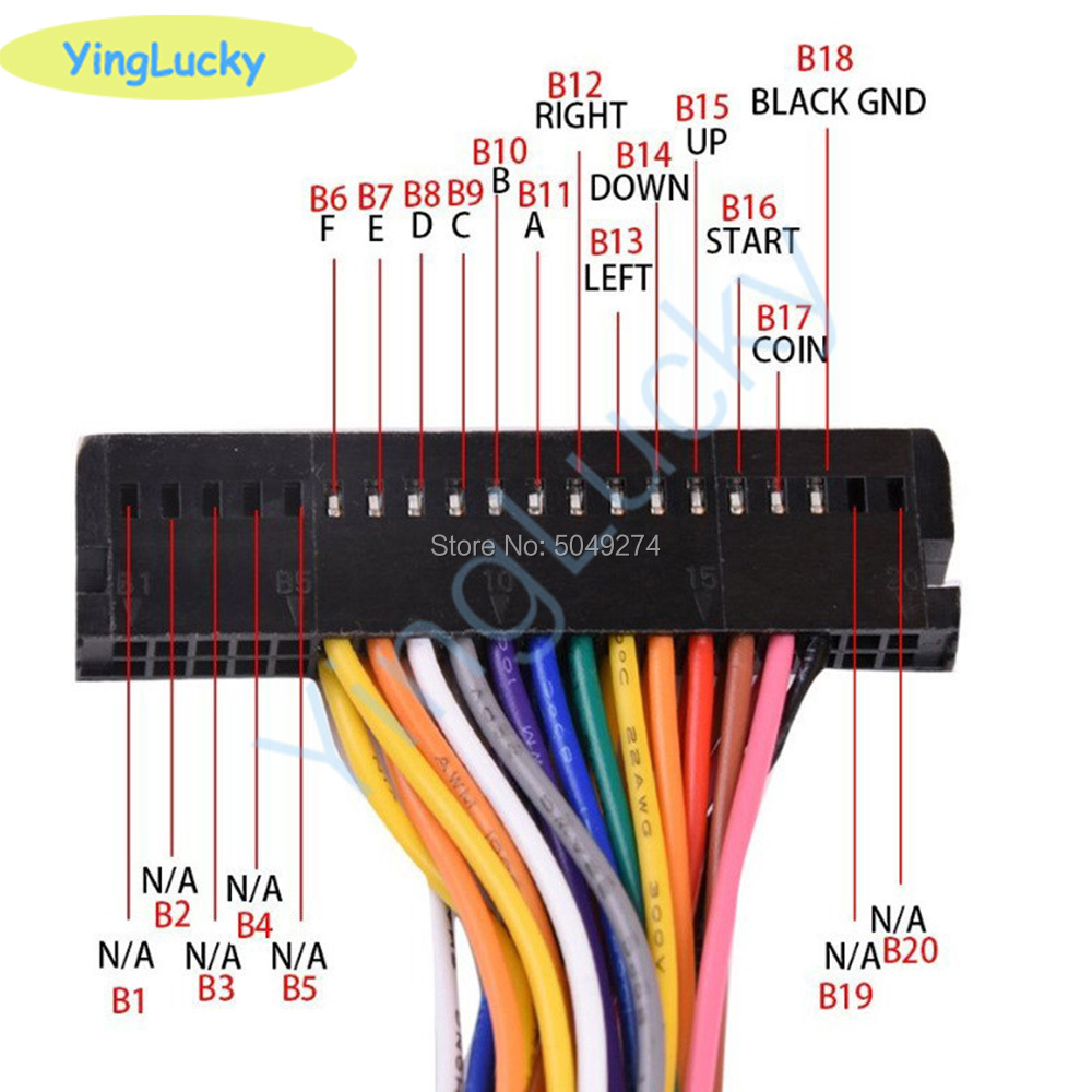 Arcade Cabinet 40-pin Wire Har - Arcade Game Cabinet ulasan dan harga