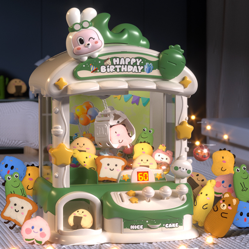 Cartoon Claw Game Machine Rabb - Coin Pusher Machine ulasan dan harga