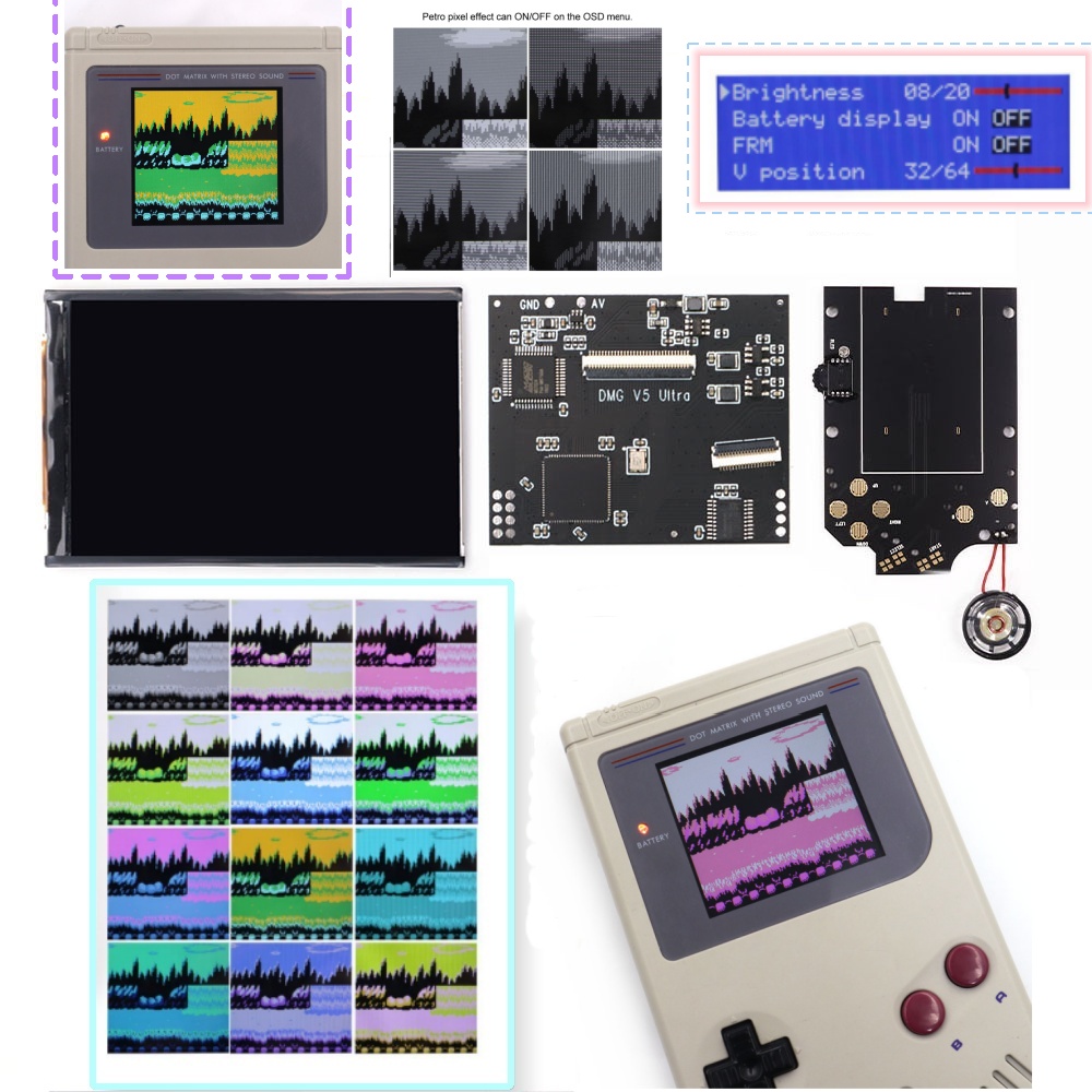 36 Colors Changing Mode RIPS S - Lcd Screen Arcade ulasan dan harga