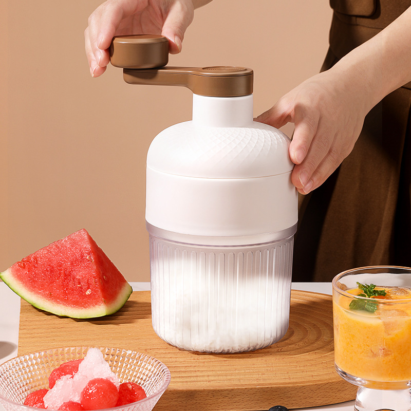 Portable Manual Shaved Ice Mak - Slushie Machine Vending ulasan dan harga