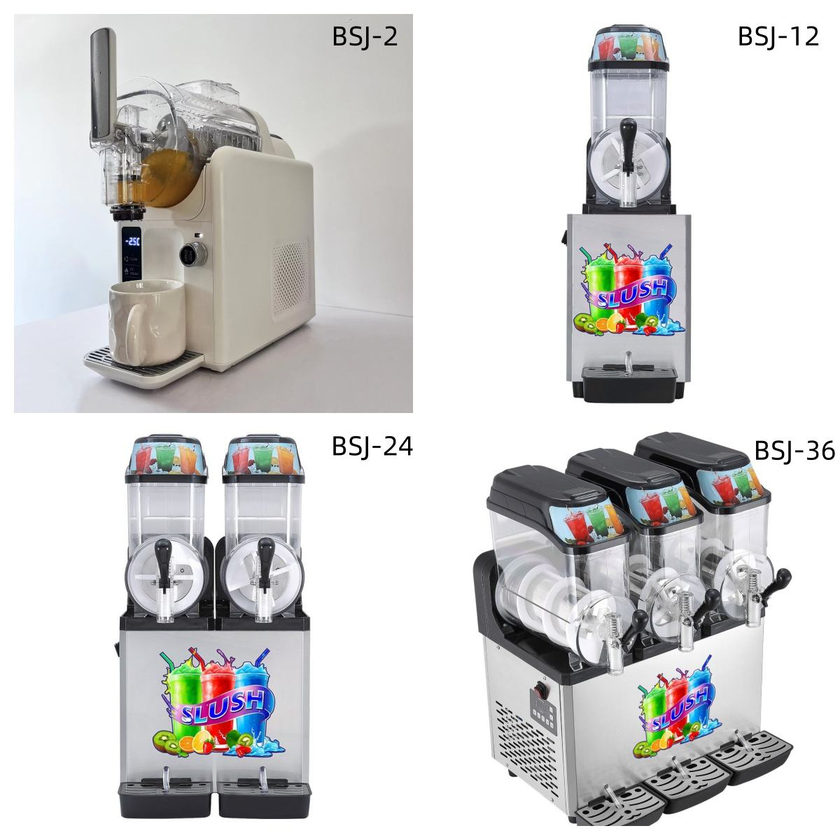 High Output 2 Tanks 25L Portab - Slushie Machine Vending ulasan dan harga
