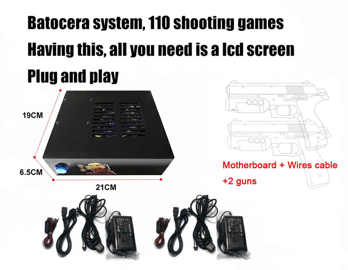 Batocera Game System With Dual - Gun Shooting Arcade ulasan dan harga