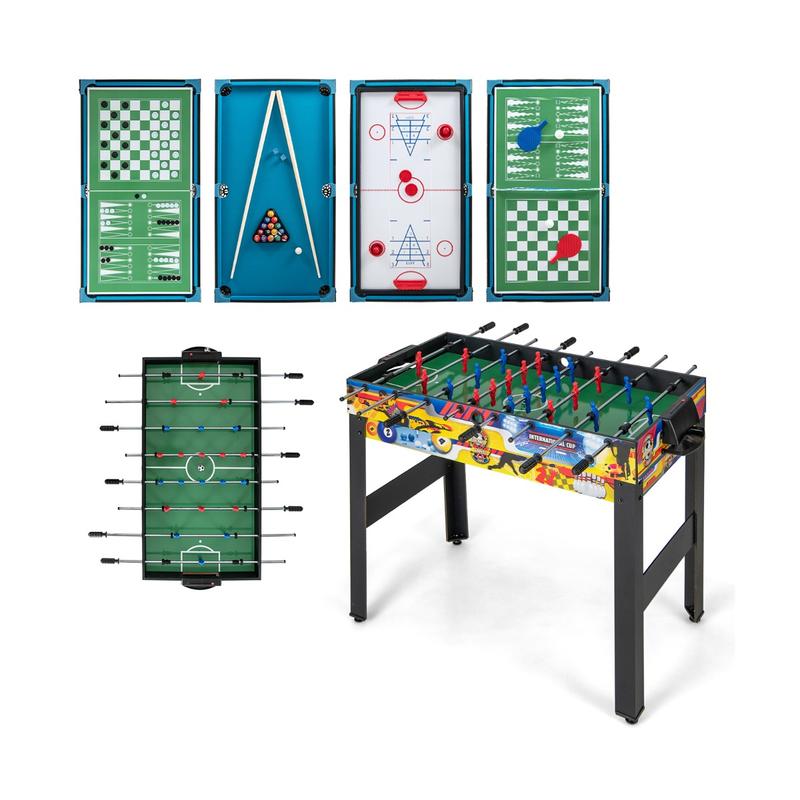 12-in-1 Combo Game Table Set w - Air Hockey Table ulasan dan harga