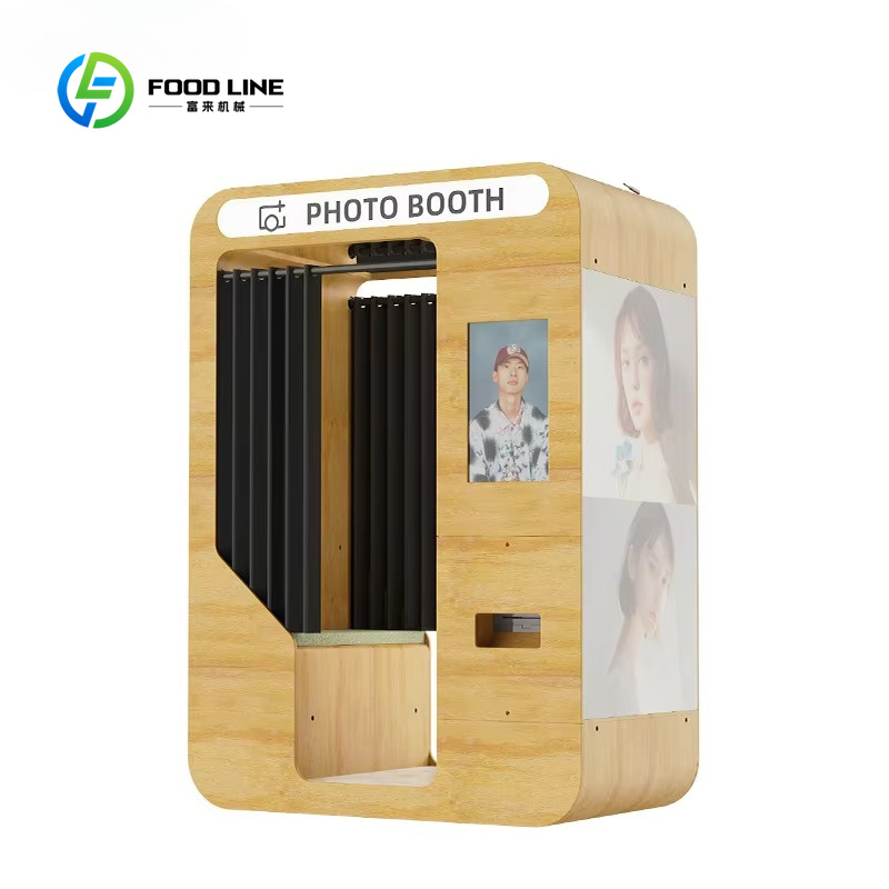 Customized Portable Wooden Bar - Photo Booth Machine ulasan dan harga
