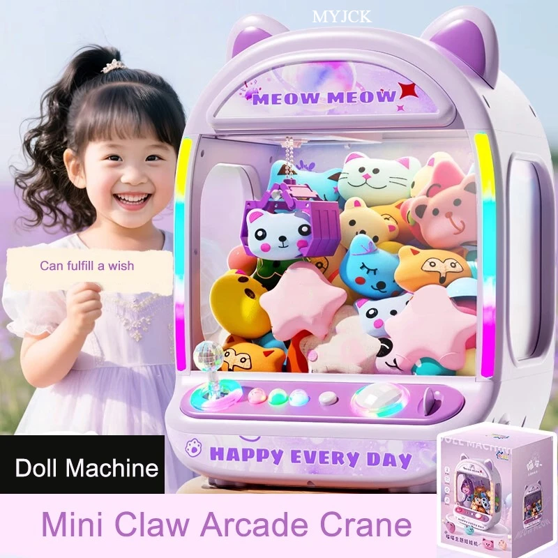 DIY Purple Automatic Doll Mach - Coin Pusher Machine ulasan dan harga
