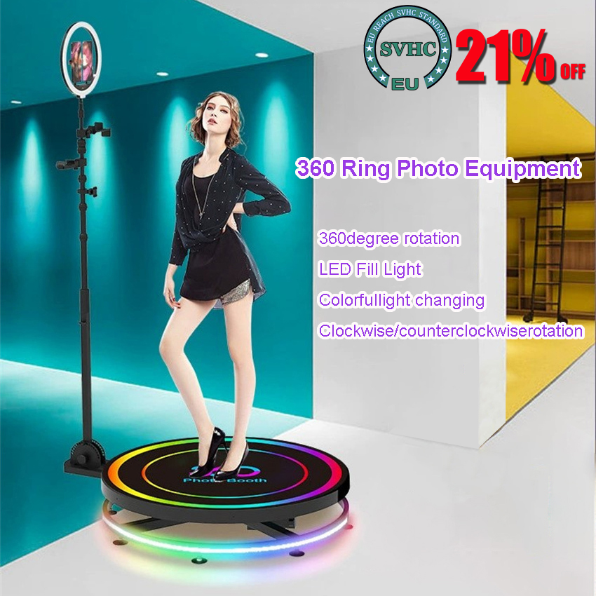 80cm 360 Photo Booth Automatic - Photo Booth Machine ulasan dan harga